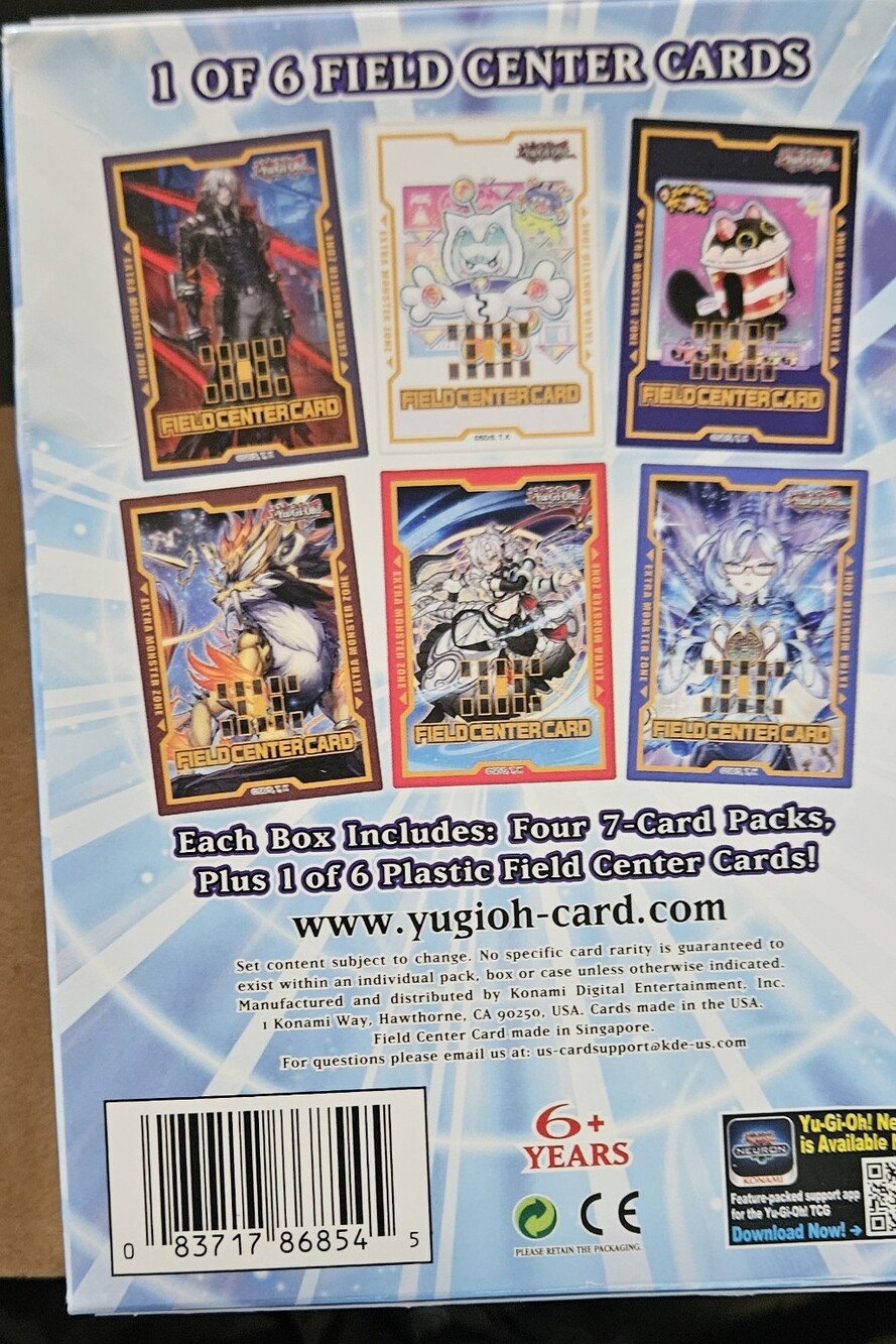 Konami Yu-Gi-Oh! Justice Hunters Booster Box — Blue Artwork - Picture 2 of 2